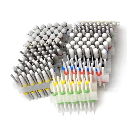 10 Ceramic Drill Bits, Milling Cutters, Rotating Nail Polish Grinding Machine Accessories, Overflow Removal Tool Accessories