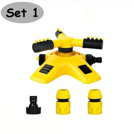 Automatic Rotating Water Sprinkler for Garden Lawn Irrigation 360 Degree Yard Coverage Sprayer Outdoor Plant Watering Tool