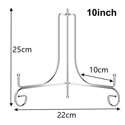 Iron Foldable Metal Plate Display Easel Stand Book Picture Frame Holder Kitchen Counter Home Decoration Storage Rack