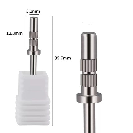 50/100Pcs 3mm Nail Sanding Bands-120/150/180/240 Grit Mini Nail Drill Bit Electric Nail File Accessory Polishing Manicure Tool