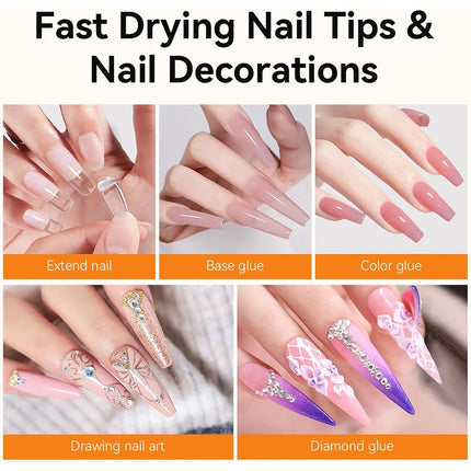 UV Led Nail Lamp for Gel Nails Portable UV Nail Light Fast Curing Nail Art Rechargeable Handheld Mini Nail Dryer Lamp for Home