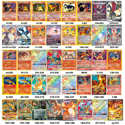 Charizard Pokemon Cards 1st Edition Charizard 1996 Base Set SV/Team Rocket Foil Rare Cards Game Collection Card PTCG Proxy Cards