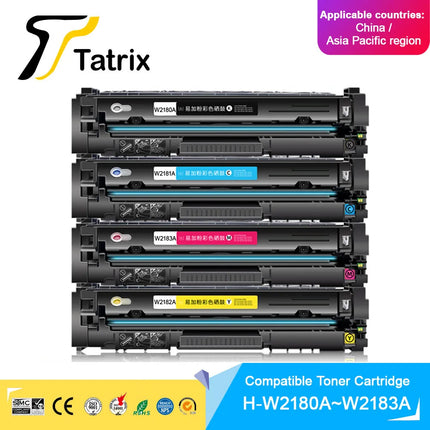 Tatrix Compatible Toner Cartridge 218A W2180A W2181A W2182A W2183A For HP HP Color LaserJet Pro 3201dw MFP 3301fdw Printer