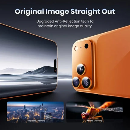 1PCS Protective Film for iPhone 17 Pro Max/iPhone 17 Pro/17 Air Full Coverage Ultra-Thin Camera Lens Protector Metal Frame New