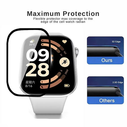 Screen Protector For Xiaomi Redmi Watch 6 Curved HD Anti-Scratch Film Full Coverage Protective For Redmi Watch6 Film Accessories
