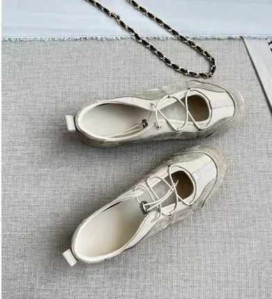 Ballet Style Sport Shoes Women's Spring Summer Mary Jane Flat Heel Comfortable Breathable Casual Fashion Sneakers