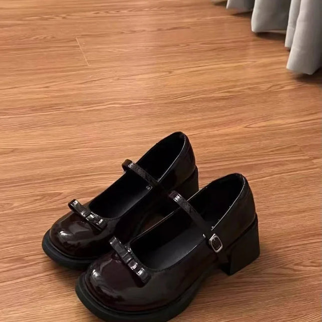 Spring and Autumn Elegant Round Head Sexy Low Heel Casual Single Shoes Fashionable Best Selling New Comfortable Women's Shoes