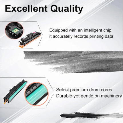 Toner cartridge with intelligent chip and premium drum core