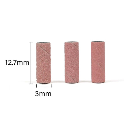 5000Pcs/Carton Nail Drill Bits Sets Pink 3mm Mini Sanding Bands Kits Manicure Accessories Tools