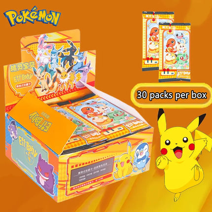 30 Bag Pokemon Anime Game Elf Card1 2 3 Generations Luxury Pet Card Collection Exchange Gift Box Card Toys Hobbies Birthday Gift