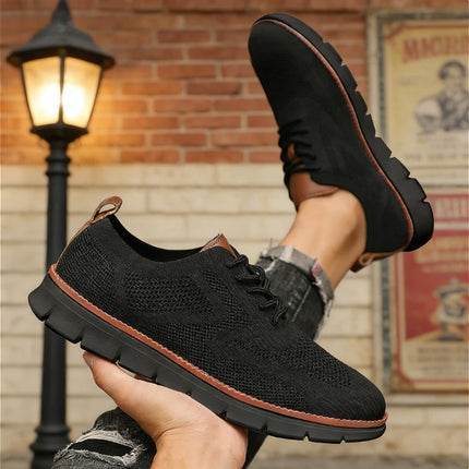 Outdoor Men Causal Sneakers Lightweight Breathable Mesh Soft Sold Walking Shoes Comfortable Shock-absorbing Trendy Shoes for Men