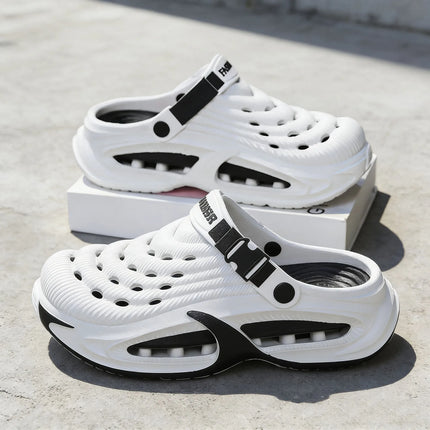Men's Outdoor Sandals Women's Heeled Fluffy Top Sandals EVA One-Size-Fits-All Summer Beach High-End Flip - product image 5