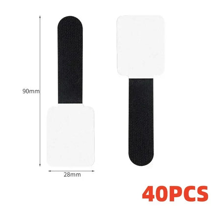 New Reusable Cable Ties Ties Self-Adhesive Power Cord Cable Holder Adjustable Cord Storage Desktop Organiser Manager