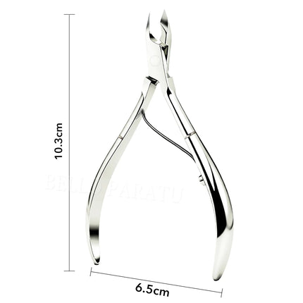 1Pcs Professional Cuticle Nippers Stainless Steel Sharp Blades Nail Cuticle Clippers Cutter Trimmer Manicure Tool
