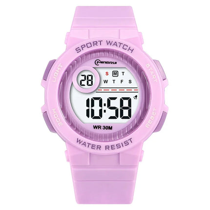 UTHAI CQ422 Fashionable Children's Watch Alarm Clock 30ATM Waterproof LED Night Light Electronic Watch Children's Birthday Gift