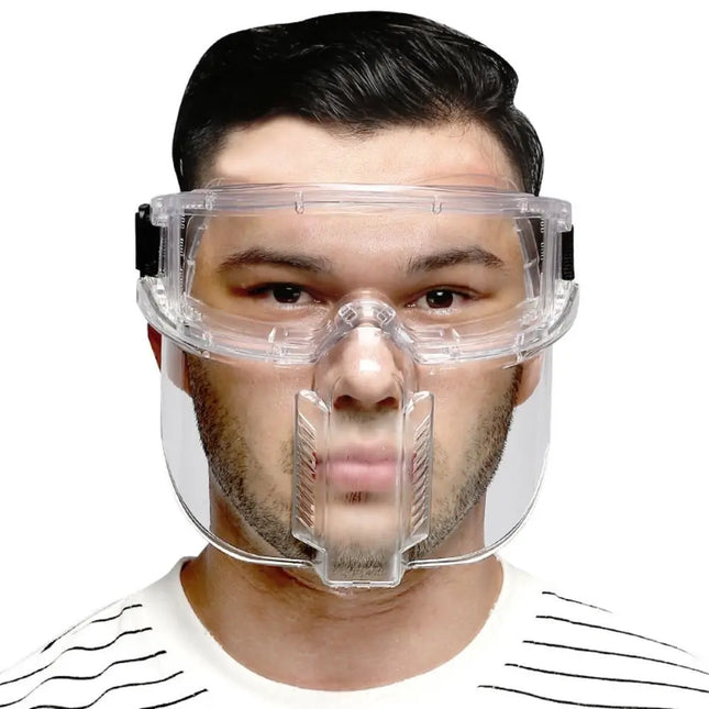 Transparent Protected Face Shield Mask Ergonomic Multipurpose Full Face Mask Anti-impact Anti-oil Splash Kitchen Face Mask