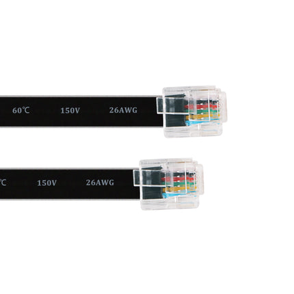 RJ11 RJ12 6P6C Reverse Rollover  Male Modular Data Cable Compatible with Ioptron iEQ30 Autoguiding  ST-4 ST4 Auto Guide Camera
