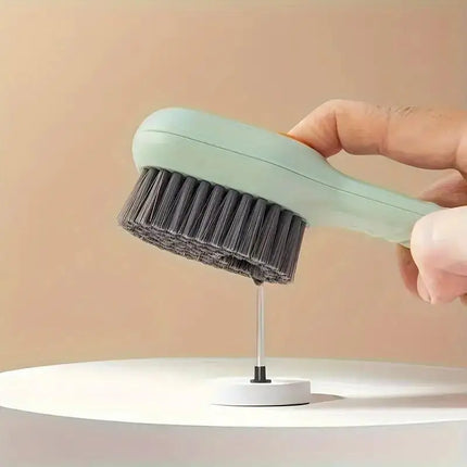 Multi-surface Liquid Shoe Brush - Soft Bristles & Ergonomic Handle For Bathroom, Kitchen & Laundry Cleaning - product image f