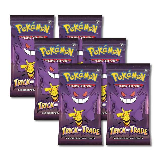 Cartoon Anime Pokémon Spiel Kartensammlung Halloween Süßes oder Saures Gengar & Pikachu Karten Mini Booster Pack Kampf Trainer Geschenk