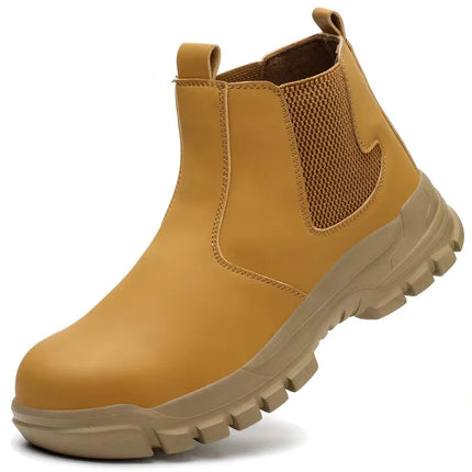Rotating Button Work Shoes for Men Anti Puncture Protective Boots Sneakers Waterproof Work Safety - product view 9