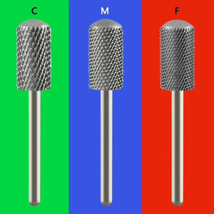 1pc 6.6mm Smooth Top Large Barrel Nail Drill Bits Safety Carbide Bit Milling Cutter For Manicure Remove Gel Accessories