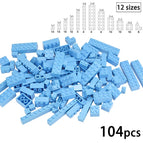 Light blue-104pcs