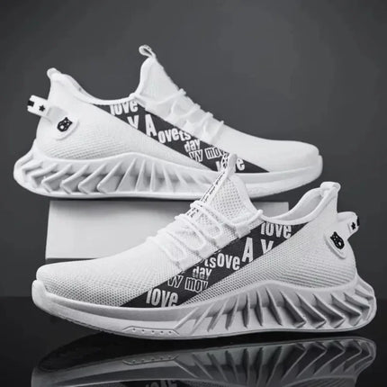 Breathable Air Mesh Casual Sports Shoes 2026 Spring and Autumn Soft Soled Running Shoes Coconut Fashionable Men's Woven Shoes