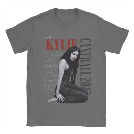 Men Kylie Cantrall T Shirts Collide Tour 2025 100% Cotton Clothing Hipster Short Sleeve Round Collar Tees Classic T-Shirt