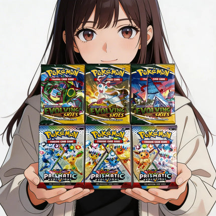 Pokemons Card 10/20pcs Prismatic Evolutions English Booster Battle Pokemons Card Game Carte Trading Collection Cards