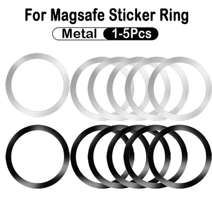 Universal Magnet Sticker Magnetic Adapter Ring Suitable for Magsafe IPhone Wireless Charging Cellphone Round Metal Plate Ring