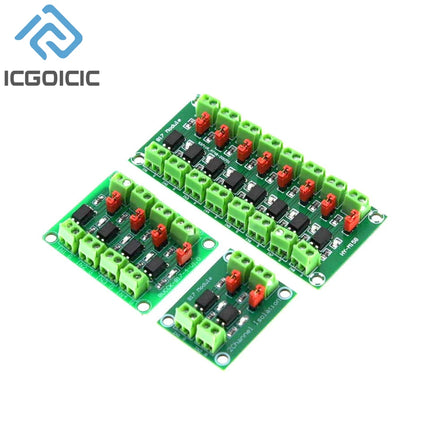 PC817 2 4 8 Channel Optocoupler Isolation Board Voltage Converter Adapter Module 3.6-30V Driver Photoelectric Isolated Module