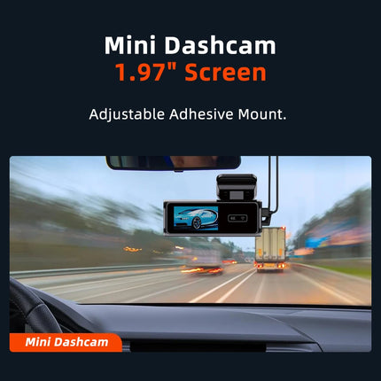 4K Dash Cam Front and Rear Dual Lens Car DVR Camera with WiFi GPS 1080P Night Vision 170° Wide Angle Parking Monitor Loop Record