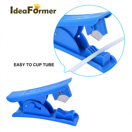 3D Printer Kit 1.75mm PTFE Tube + Pneumatic Connectors PC4-M6 & PC4-M10 + Cutter + MK8 Nozzle + Silicone Cover for Creality Ende