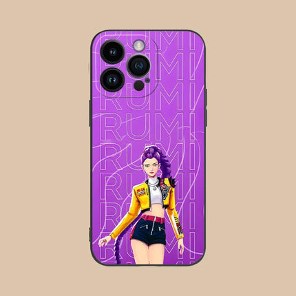 KPOP Hunters Rumi Phone Case for iPhone 17 16 15 14 13 12 11 X XR XS 8 7 Pro Max Plus Mini Colour Protective Cover Pretty Luxury