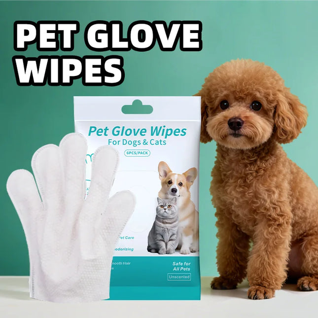 Unscented Extra Thick Pet Cleaning Wipes for Dogs & Cats, Dog Washing Bathing Deodorizing Grooming