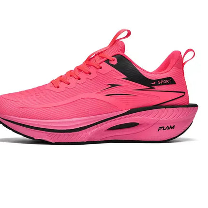Marathon Men Sports Running Shoes Carbon Board Air Cushion Breathable Lightweight Women's Comfortable Athletic Nonskid Sneakers