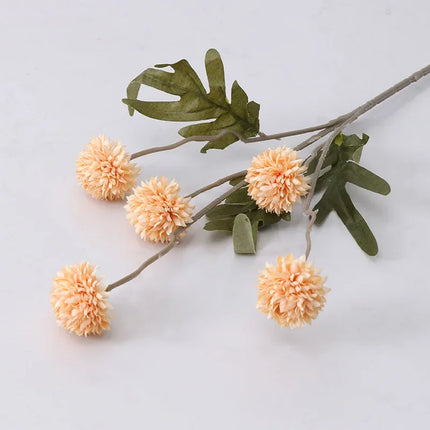 4pcs Artificial Flowers Dandelions Ornament Decorative Dandelion Bouquet Faux Dandelion Flowers Grace Plastic Bride Puff Ball