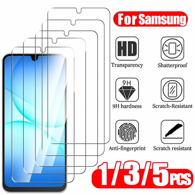 1~5 Stück Displayschutzfolie für Samsung Galaxy A57 A37 A17 A27 A16 A15 A25 A24 A56 A36 A55 A54 A53 A52 A52S A51 Panzerglas A17