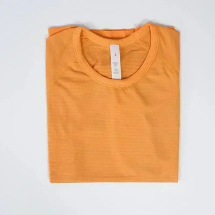 Lemon Women Swiftly Tech 2.0 Yoga  Sports Short Sleeve T-shirt Gym Running Fitness Seamless Short Sleeve Shirt Sportswear Top