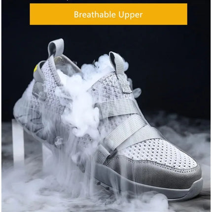 Breathable Summer safety shoes anti-puncture safety work sneakers plastic toe safety shoes 6kv insulated electrician work shoe