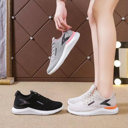 Lightweight Breathable Women's Running Shoes – Casual Athletic Sneakers for Spring Autumn, Comfortable Fitness Walking and Trail