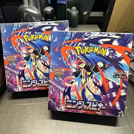 Pokemon Cards Genuine Original Trading PTCG Japanese M4 Booster Pack Original Box Mega Koga Ninja Ex Card Holder Ninja Spin Gift