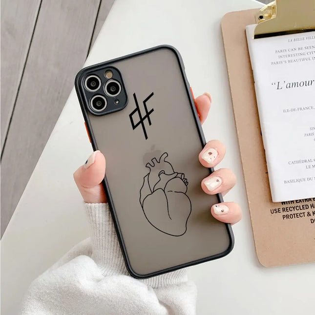 PNL QLF Rapper Singer Handyhülle für iPhone 16 15 11 12 14 13 Pro Max Mini X XS XR 7 8 Plus SE Stoßfeste Matte Hülle Fundas
