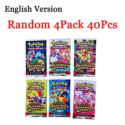 360Pcs Pokemon MEGA EVOLUTION Ascended Heroes TCG Expansion Booster Box Trade Card 36 Pack Box English Version