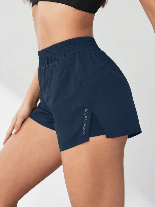 2026 New Style Faux Two-Piece Anti-Exposure Yoga Shorts Sports Shorts Running Fitness Tennis Casual - product image 10