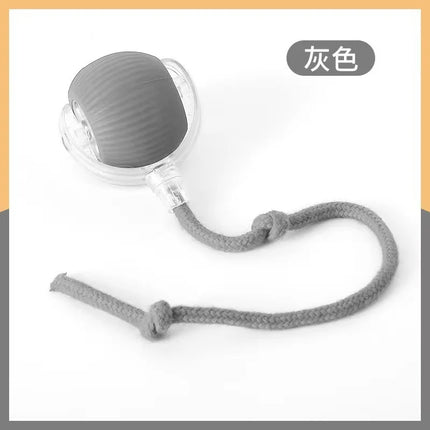 Automatic Interactive Ball Cat Toys  Rolling Ball Rolling Ball Electric Dog and Cat Training to Imitate Rat Rechargeable Product