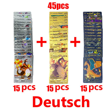 81-36Pcs Pokemon Cards German Spanish French English Vmax GX Energy Card Pikachu Rare Collection Battle Trainer Boys Gifts Toys