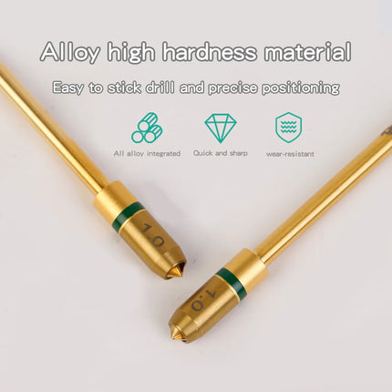 Kaniu 2.32mm/2.35mm Nail Point Positioning Drill For Grinding Head Tungsten Carbide Nail Tip Bottom Drill Bit Electric Nail Tool