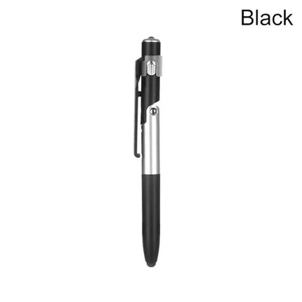 4 In 1 Multifunction Ballpoint Pen with LED Light Fold Phone Holder Night Read Writing Pencil Office School - product image f