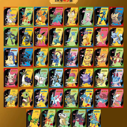 Hot Pokemon 30pcs Anime Game Eif Card Luxury Pet Card Collection The 3 Version Exchange Gift Box Card Toy Hobbies Christmas Gift